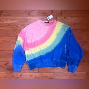 Polo Ralph Lauren Tie-Dye French Terry Sweatshirt NWT